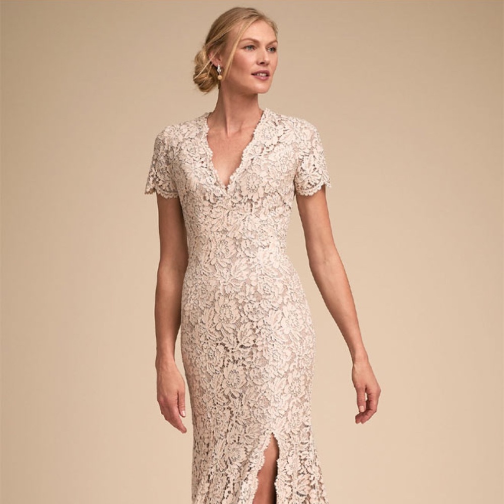 Ceres Dress in Champagne via BHLDN